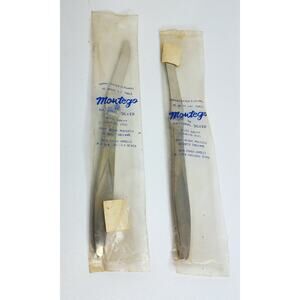 Vintage Nasco MONTEGO Stainless Flatware Japan Steak Knives SET OF 2
